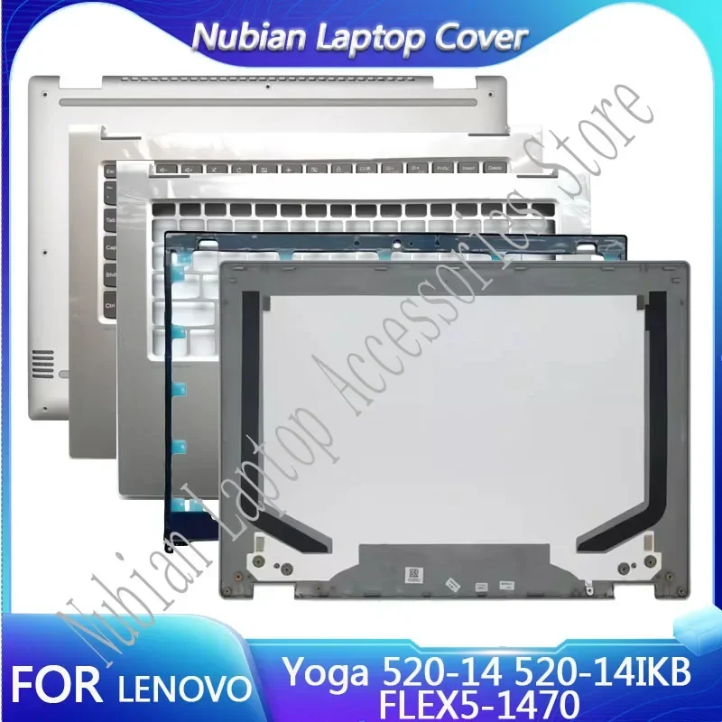 

Новинка, запасная задняя крышка для ноутбука Lenovo Yoga 520-14 520-14IKB FLEX5-1470/передняя рамка/клавиатура с упором для рук/Нижняя крышка