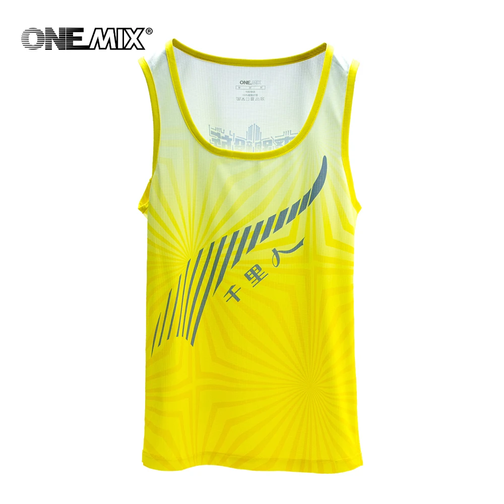 onemix fashion women summer Seamless Marathon Fast Running Sport Vest Running Top Track Field Singlet silk breathable top