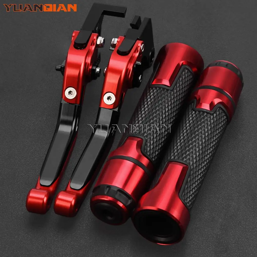 

For Ducati DesertX Desert X DESERTX 2022 2023 Motorcycle Extendable Folding Adjustable Brake Clutch Levers Hand Handle bar grips