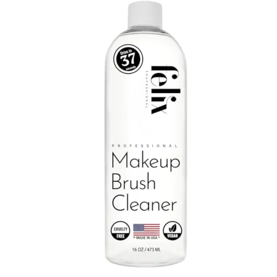 

Makeup Brush Cleaner - Deep clean Rinse Free Quick Dry - Ideal for Cleaning and Odorizing Natural and Synthetic Make-up Brushes