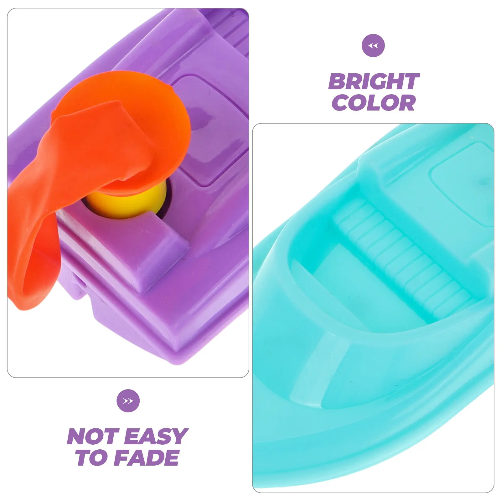 1Set DIY Balloon Recoil Boat Plastic Science Educational Experiment Device Children Hands-on Stem Project Learning Activity