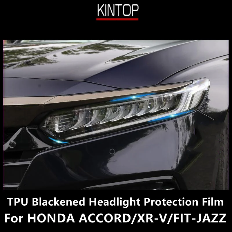 

For HONDA ACCORD/XR-V/FIT-JAZZ TPU Blackened Headlight Protective Film, Headlight Protection,Film Modification