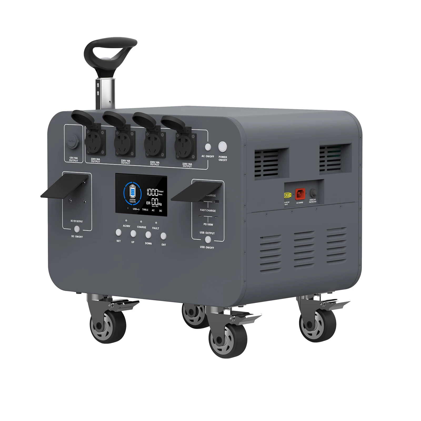 

Solar Generator 5120Wh 5000W 5kWh Power Station UPS Home Lithium Ion Battery MPPT Outdoor Outdoor Camping Scalable Expansion