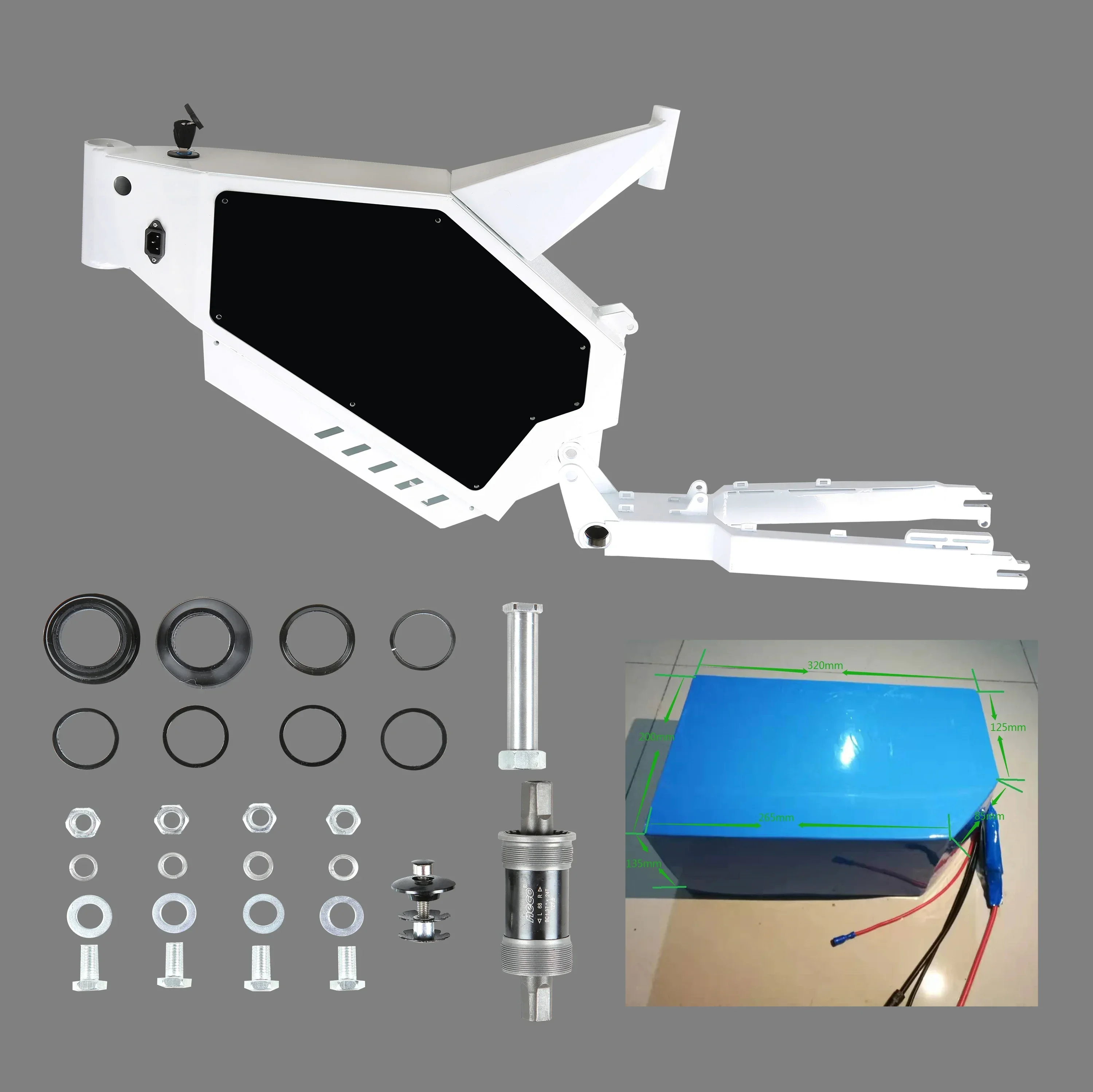 Enduro fa.t bike frame e bike frame  electric bike frame