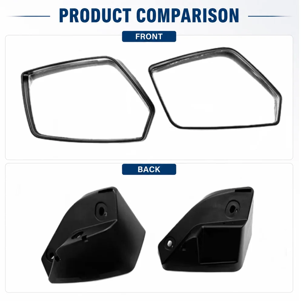 2pcs Motorboat Convex rearview mirror ABS Plastic Material For Sea-Doo Spark 2-Up 900 2022 Left and Right Durable accessories