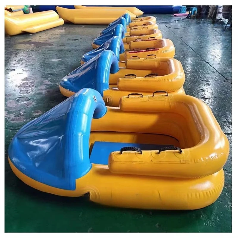 Popular Colorful Snow Tube Inflatable Sled Winter Toy Ideal Funny Snow Car Outdoor Activity Sleigh Toy