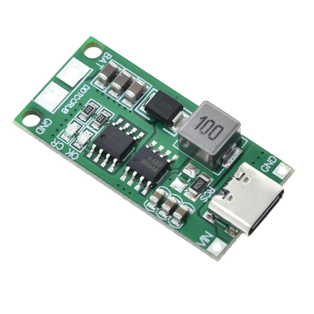 2Pcs Multi-Cell 2S 3S 4S Type-C To 8.4V 12.6V 16.8V Step-Up Boost LiPo Polymer Li-Ion Charger 7.4V 11.1V 14.8V 18650 Lithium