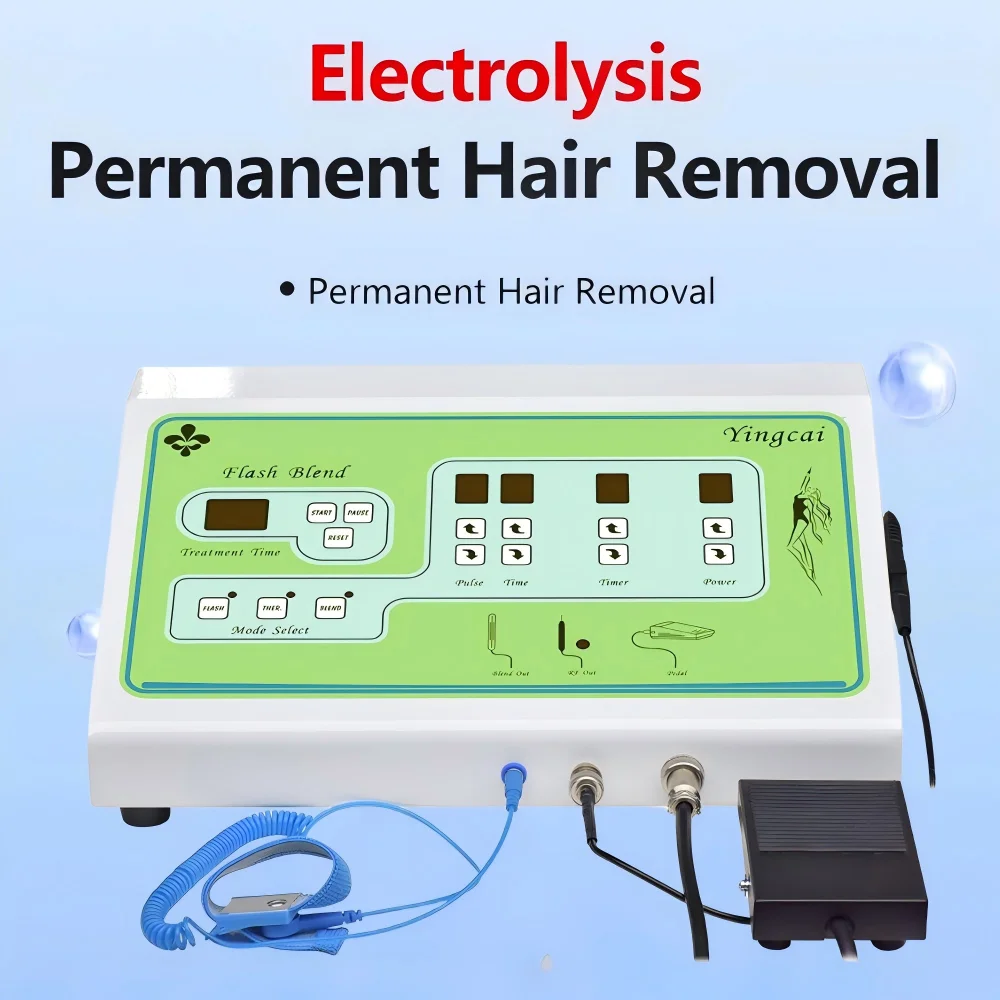 

Hot Sale Portable Electrolysis Hair Removal Machine Painless Needle Epilation Device for Home or Salon