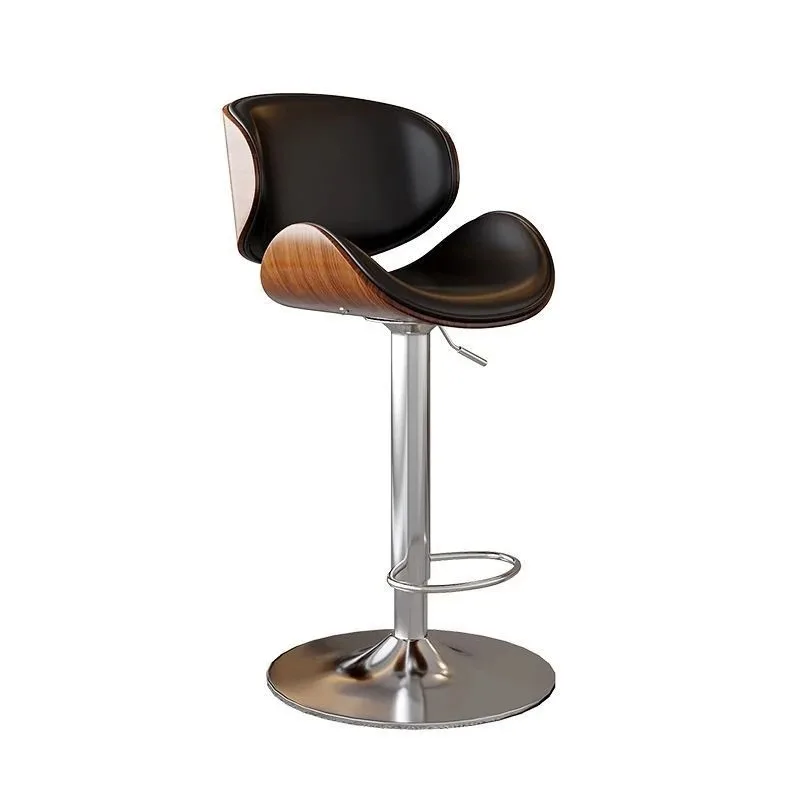 Bar chair lift rotation modern simple backrest bar stool home front desk bar chair fashion high stool