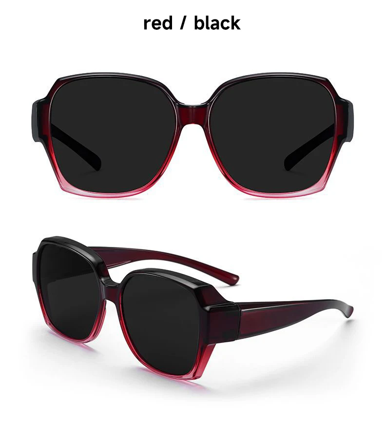 1PCS Polarisierte Sonnenbrille Frauen Männer Verwendet Außerhalb Von Brillen Fit Über Lesebrille UV400 Brillen – Detail 10