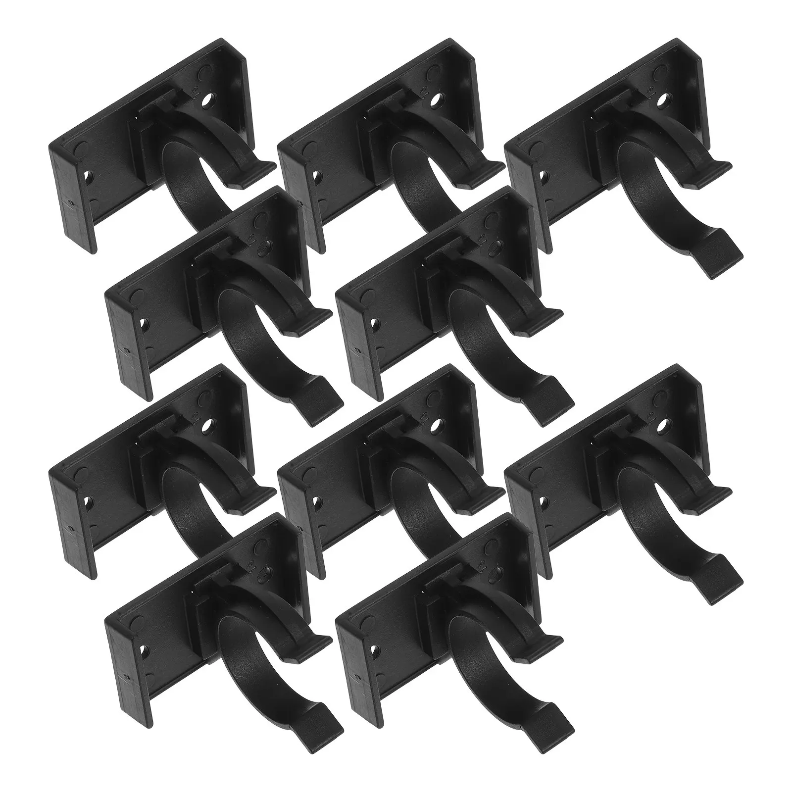 

10 шт. черных пластиковых клипс для крепления плинтуса, для надежной установки ножек шкафов