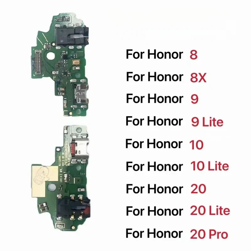 Pop Dock Connector Micro USB Charger Charging Board Port Flex Cable For Huawei Honor 8 9 10 20 Lite 8X 20 Pro 20i