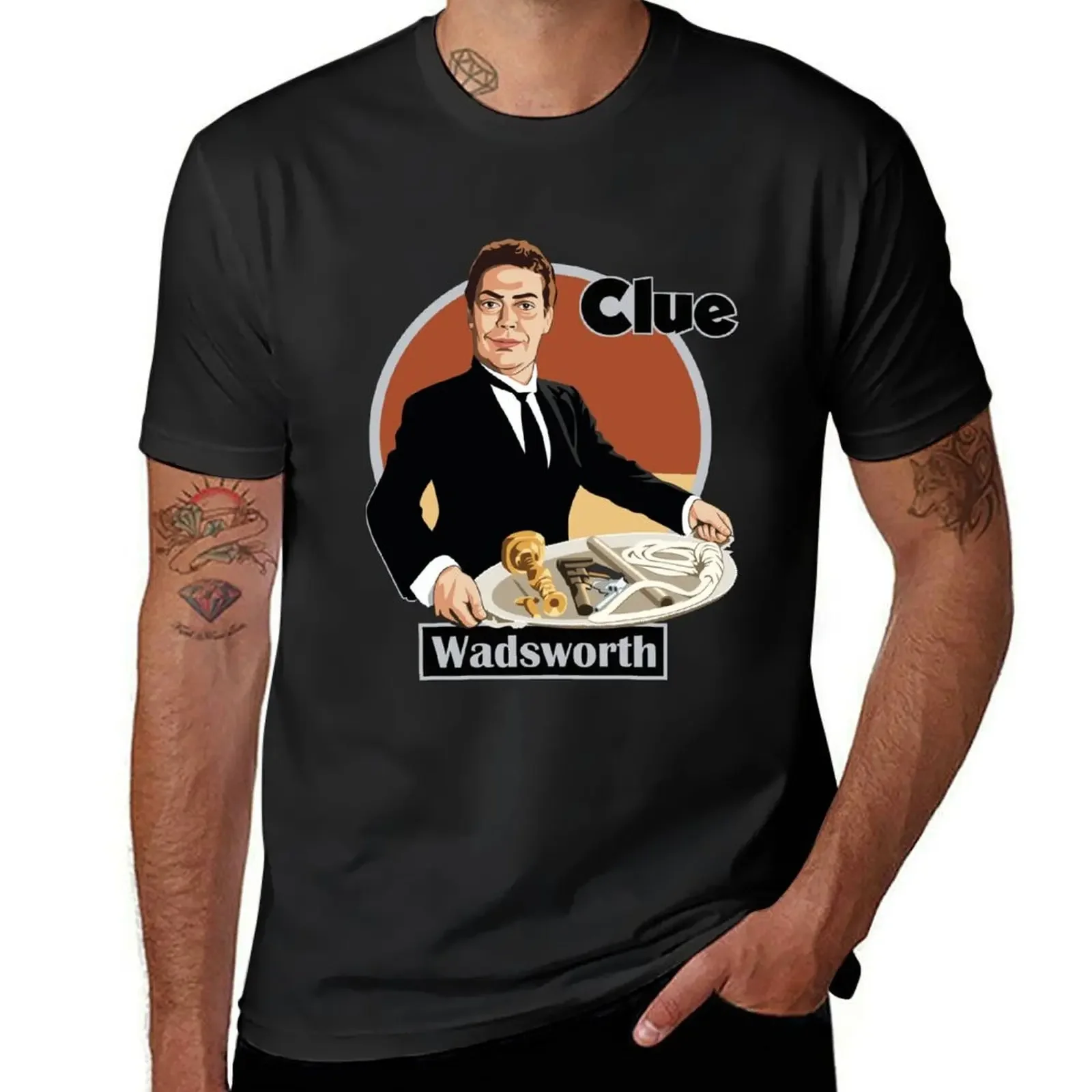 CLUE Wadsworth T-Shirt custom t shirt designer shirts blanks basketball graphic tees mens t shirt graphic