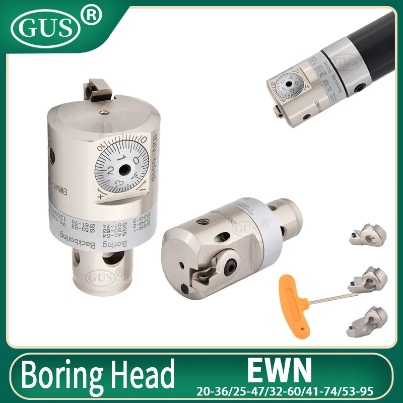 

EWN Fine Boring Head EWN20 EWN25 EWN32 EWN41 EWN53 Adjustable Boring Tool Holder Bore CKB1 2 3 4 5 6 for LBK Lathe Milling Tools