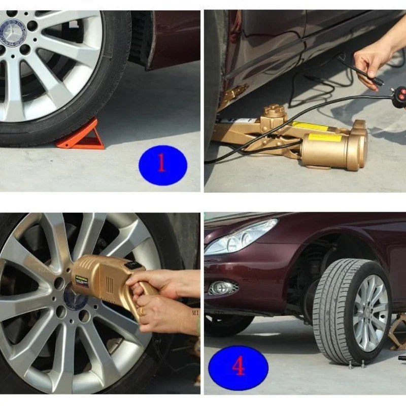 BEST Durable 12V Electric scissor jack portable car jack car repair jack tire change toolbox