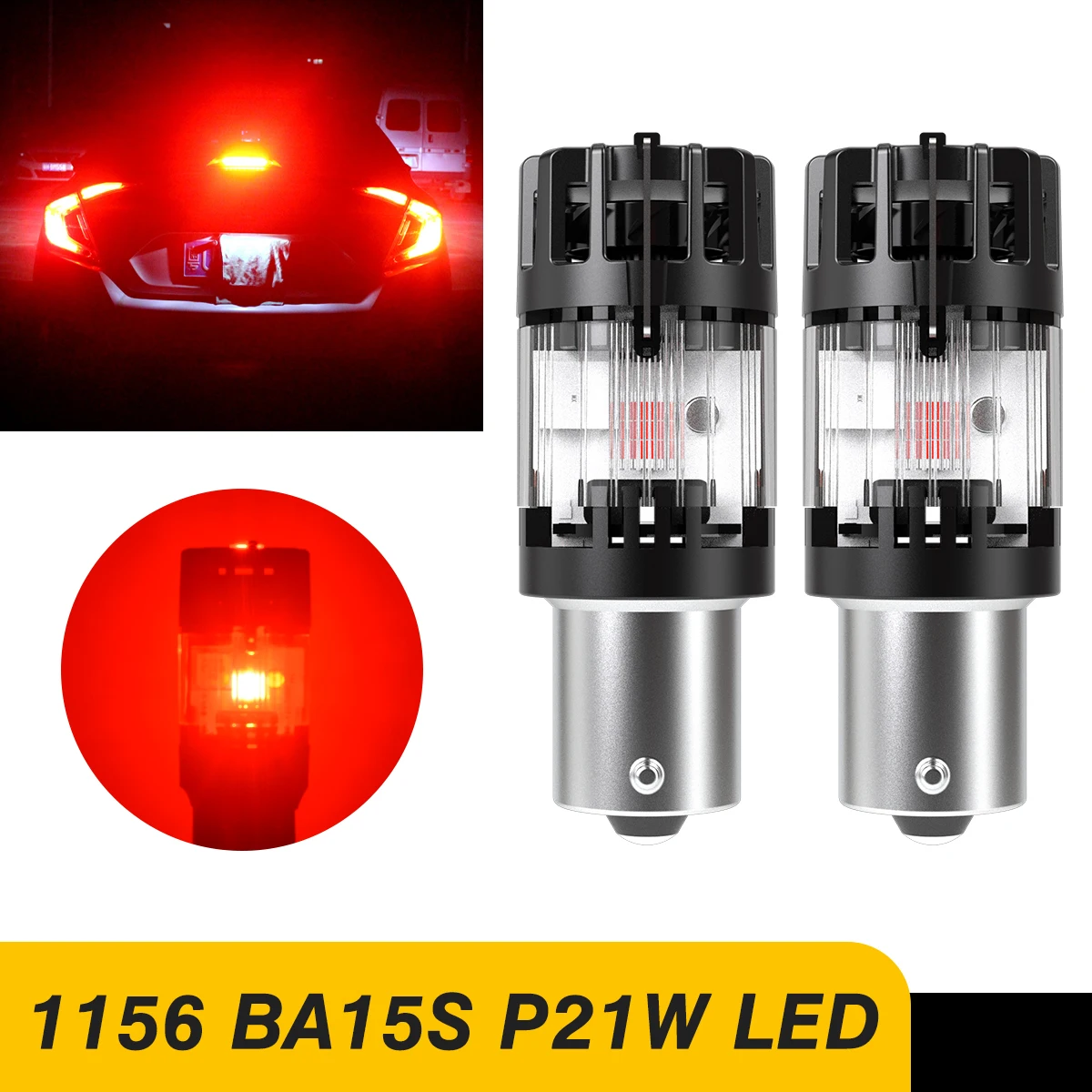 

2pcs 1156 ba15s p21w Canbus Led Car Lights Turbo Diode High Quality Reverse Backup Running For Dacia Duster Sandero Logan