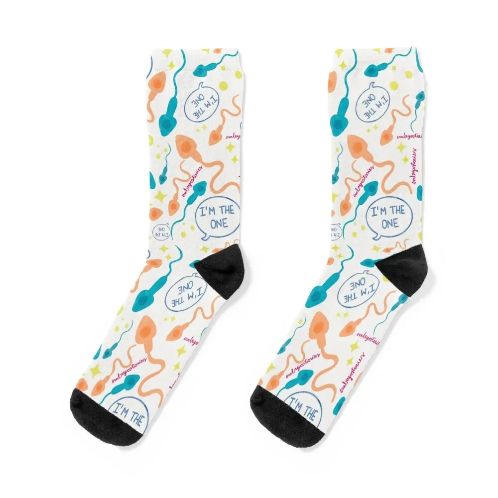 

I’m the one pattern Socks set happy warm winter Boy Child Socks Women's