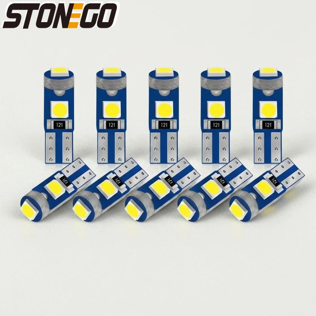 10Pcs 12V Canbus T5…