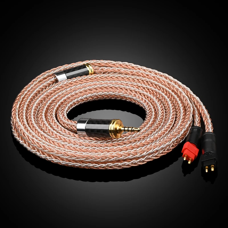 ATAUDIO HIFI HD600 Verbesserte Kopfhörer Kabel OCC Silber Gemischt 4,4 XLR Ausgewogene 16 Core OCC Kopfhörer Für Sennheiser HD580 HD650 HDxxx 5