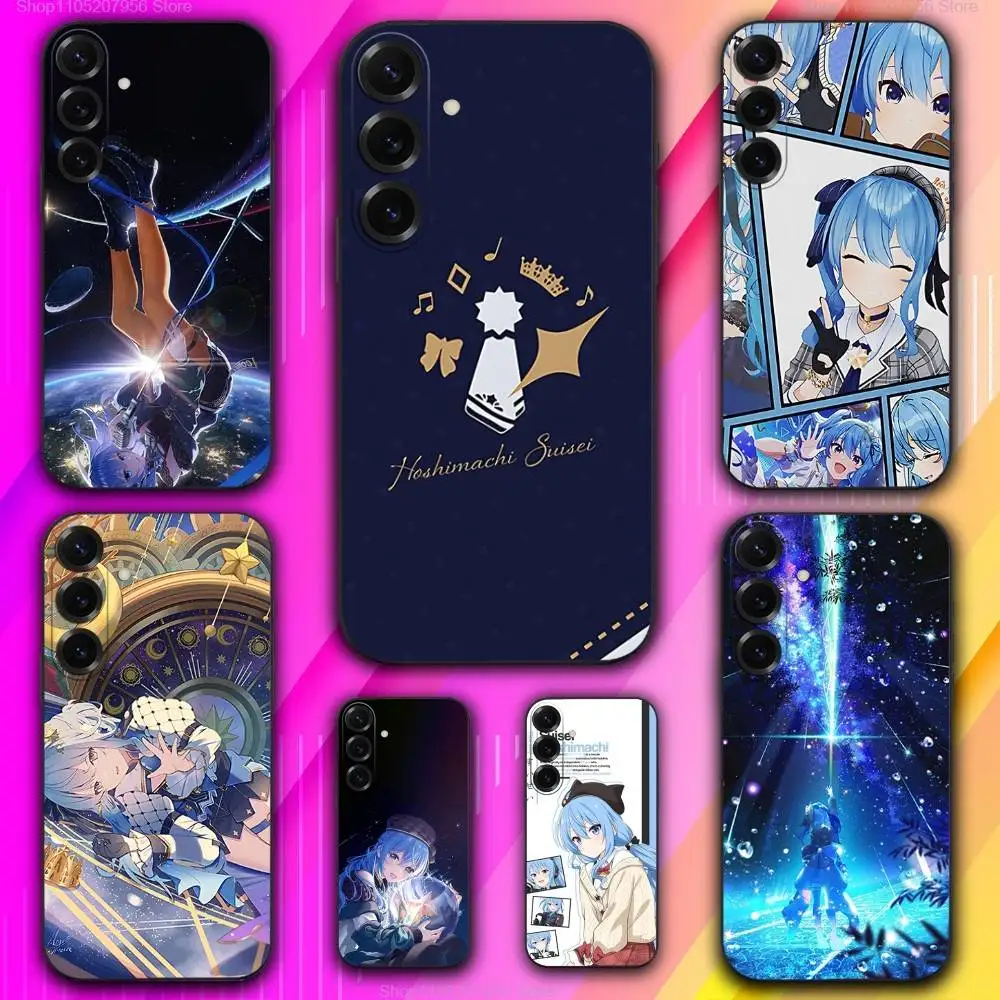 

S-Suisei H-Hoshimachis Phone Case For Samsung A 73,72,71,53,52,51,41,40,30,22,21,13,12,Note 20,10,9 Ultra Pro 5G Soft