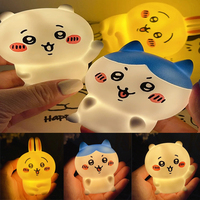 Chiikawa Anime Night Light Ornaments Glowing Toy Hachiware Usagi Model Night Light Bedroom Desktop Ornaments Birthday Gift