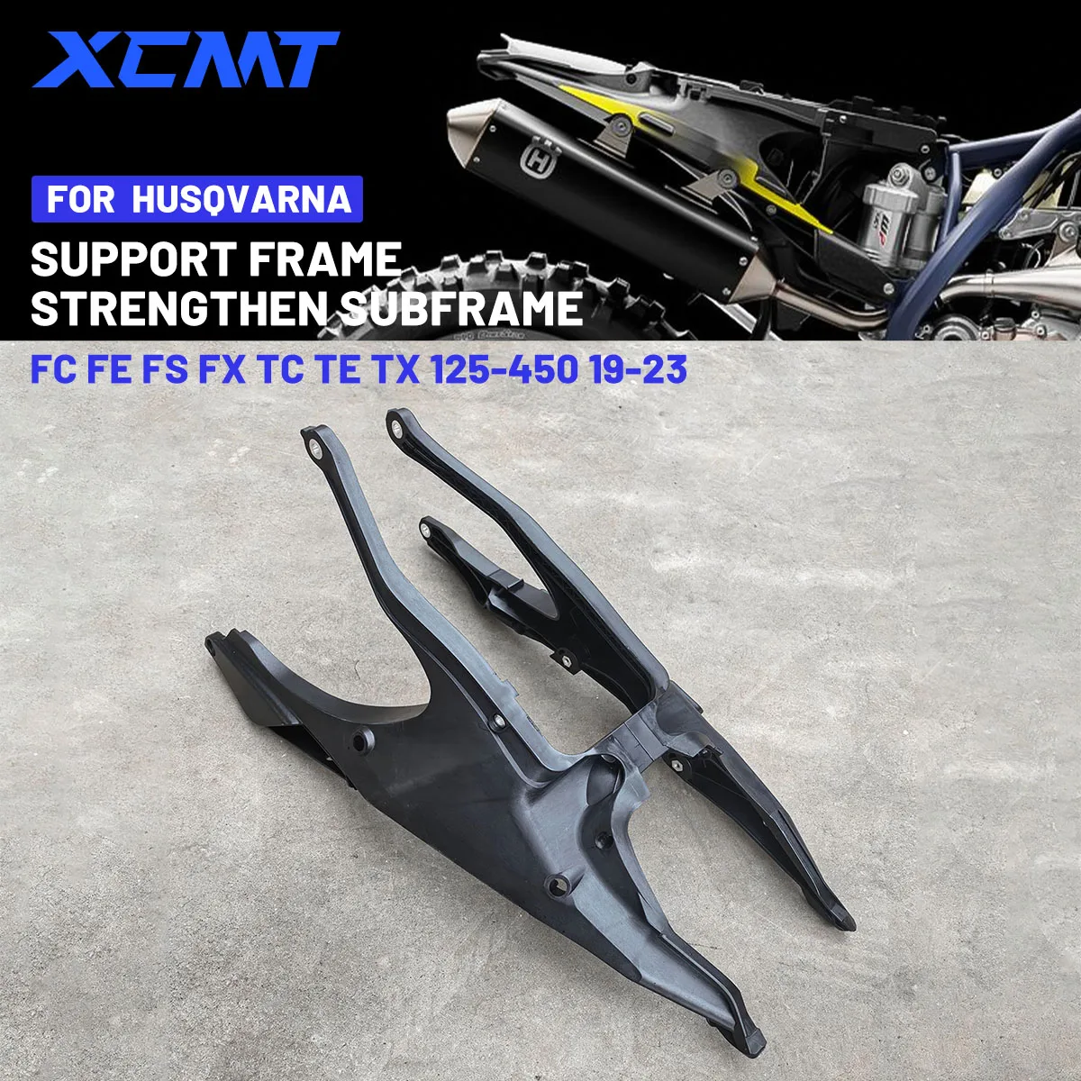 2019-2023 Motocross Subframe Rear Seat Support Frame Tailstock Bracket For HUSQVARNA FC250 FE350S FS450 TC125 TE150 TE300 TX300