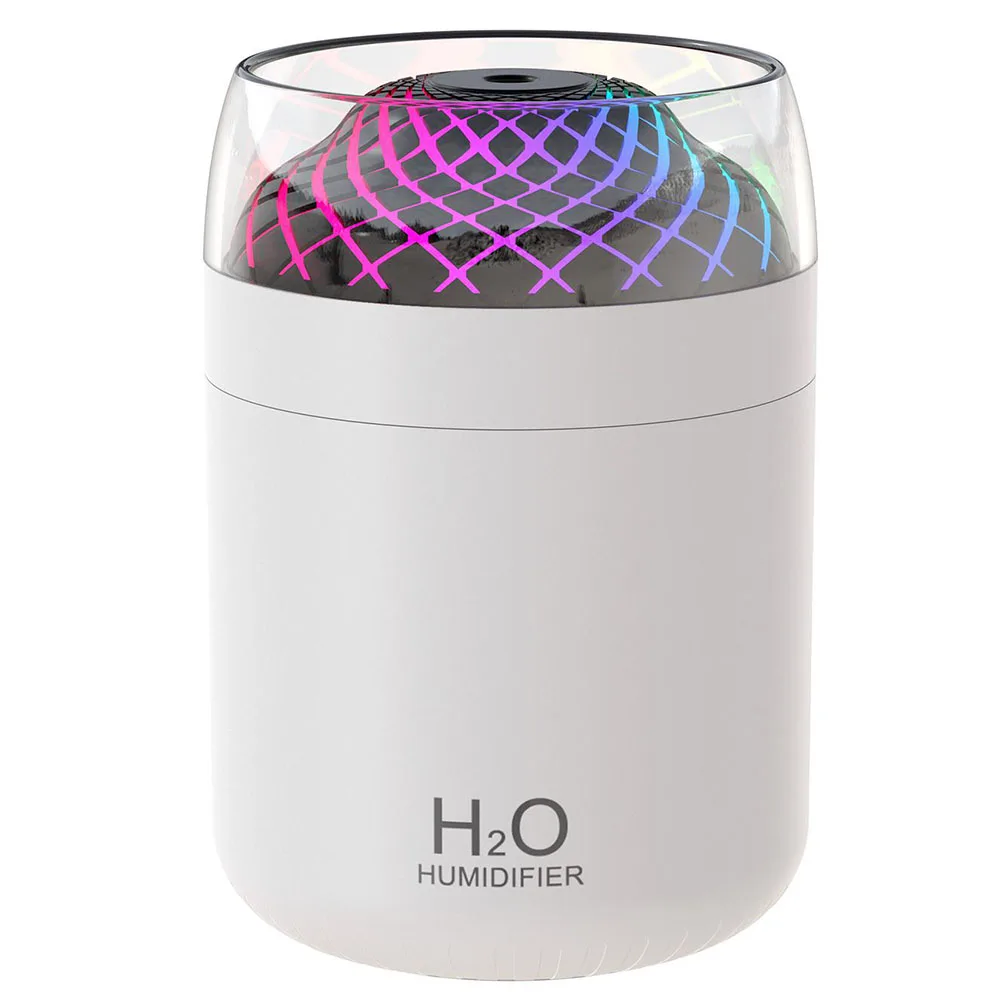 Air Humidifier 500ml Humidifier Compact And Lightweight Continuous And Intermittent Mist Adjustable Timer Humidifier Cooler Pink