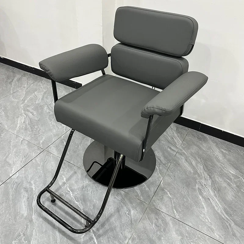 

Hydraulic Chair Professional Barber Hairdressing Salon Beauty Stylist Stool Swivel Reclining Adjustable Height Luxury Furniture