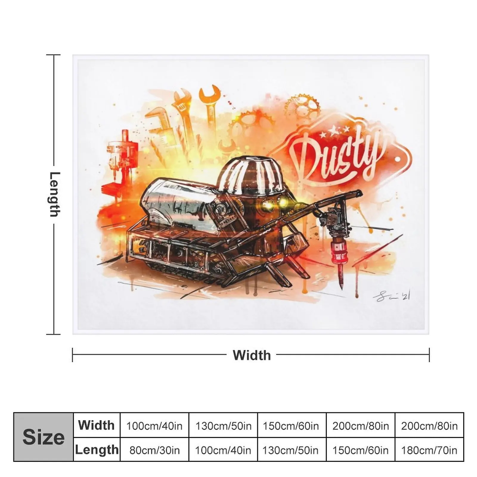 Rusty Art Throw Blanket Blankets For Baby for babies Blankets For Sofas Blankets