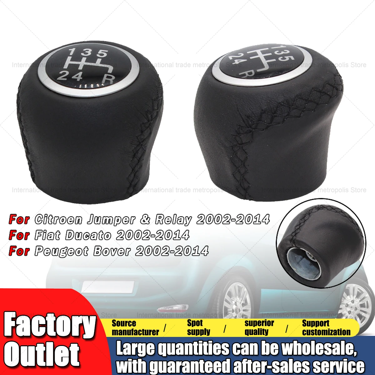 

5 Speed Shift Knob Lever Stick for Fiat Grande Punto Evo 2012 Citroen Jumper Relay 2002-2014 Peugeot Bover 2002-2014 Accessories