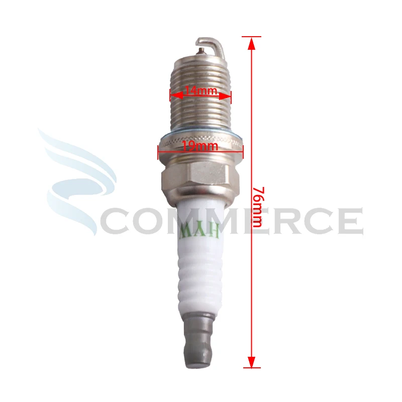 2PCS Normal Solid Terminal Spark Plug K7RTC Replace Fit For Candle 6097 BKR7E Denso D148 HONDA 98079-5785C NISSAN 22401-20J07