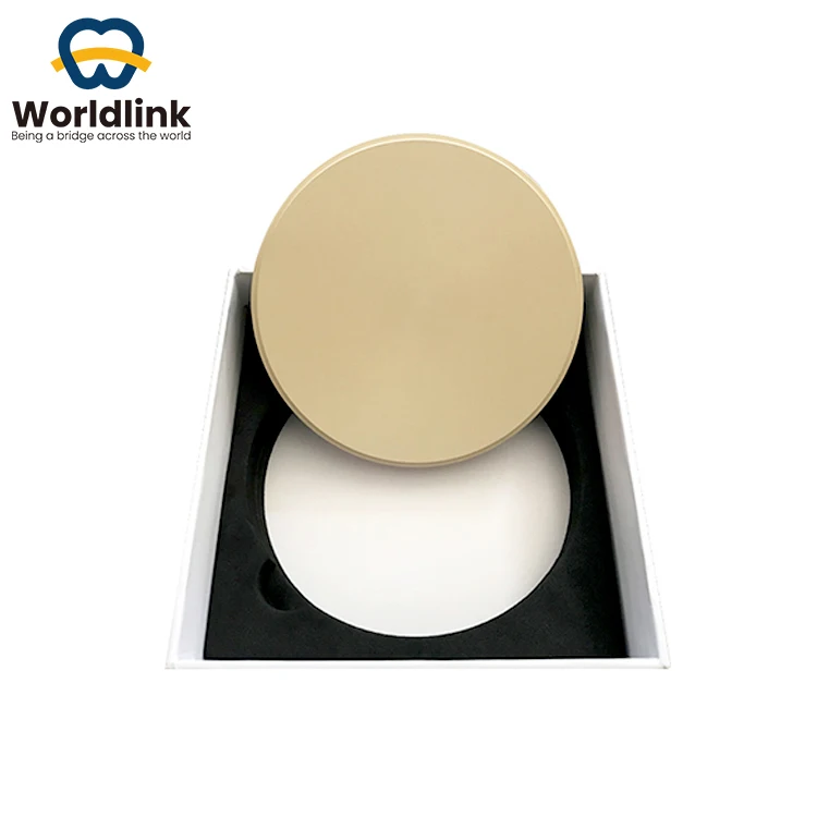 WorldLink Dental Milling Peek Blank 98MM Cutting Size Highly Biocompatible False Teeth Holder for Lab Use
