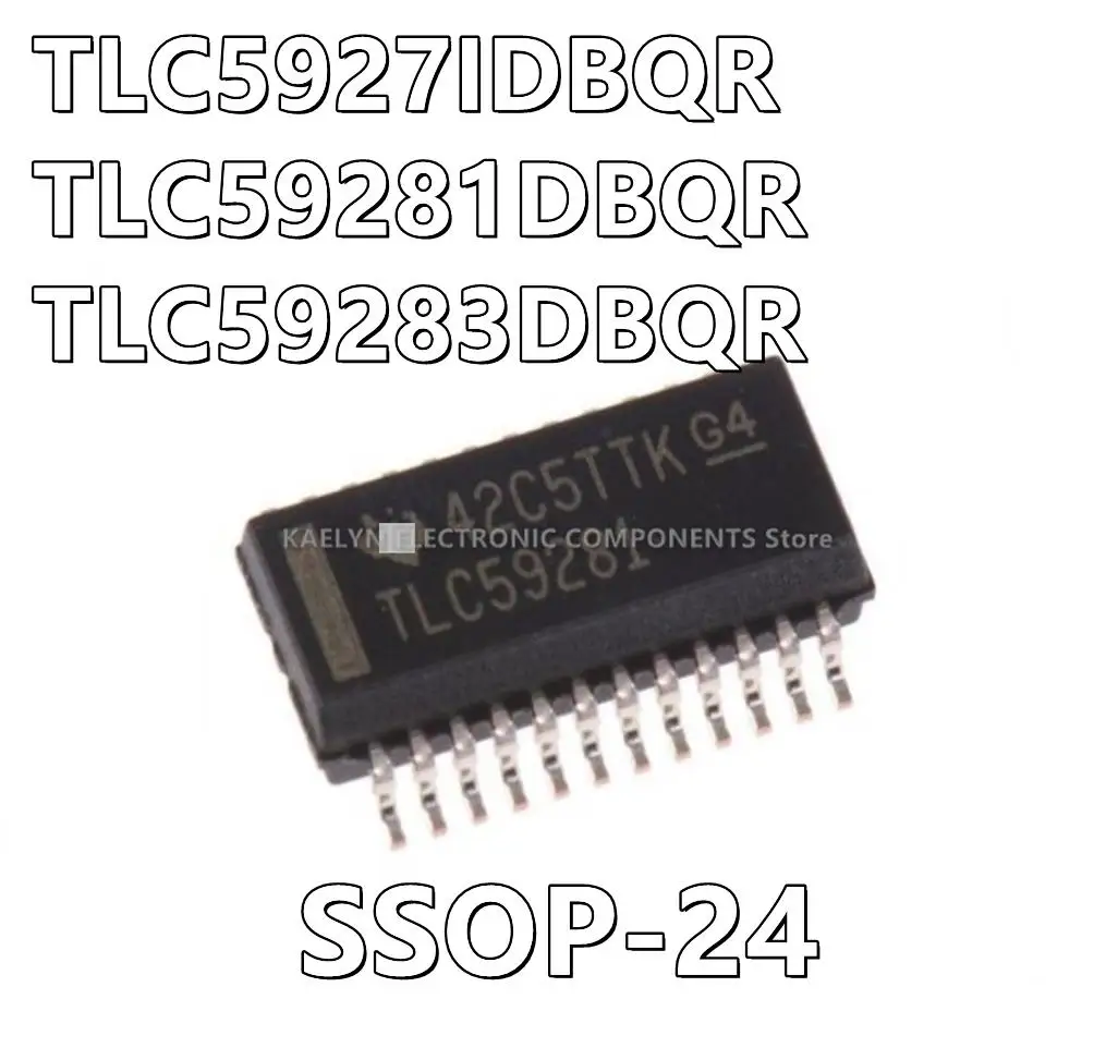 10Pcs/lot TLC5927IDBQR TLC5927I TLC59281DBQR TLC59281 TLC59283DBQR TLC59283 LED Driver 16 Output Linear Shift Register Dimming