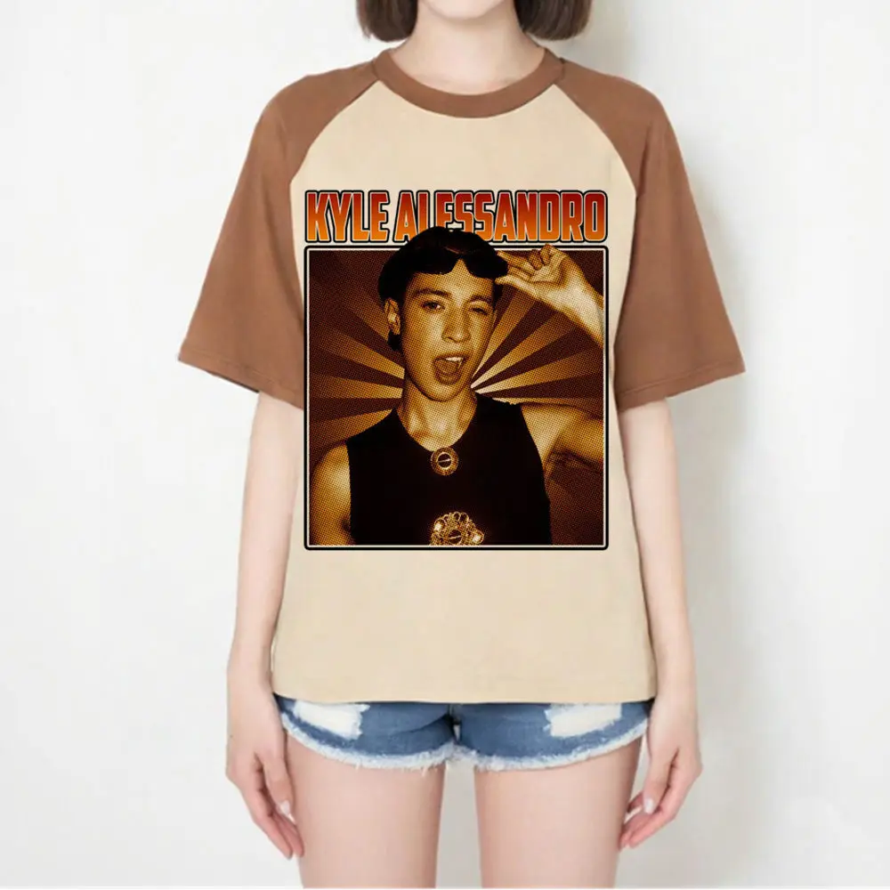 Kyle Alessandro женская футболка с рисунком гранж Y2k психоделическая классическая панк-футболка 2000-х годов красочная кавайная графика Харадзюку удобная