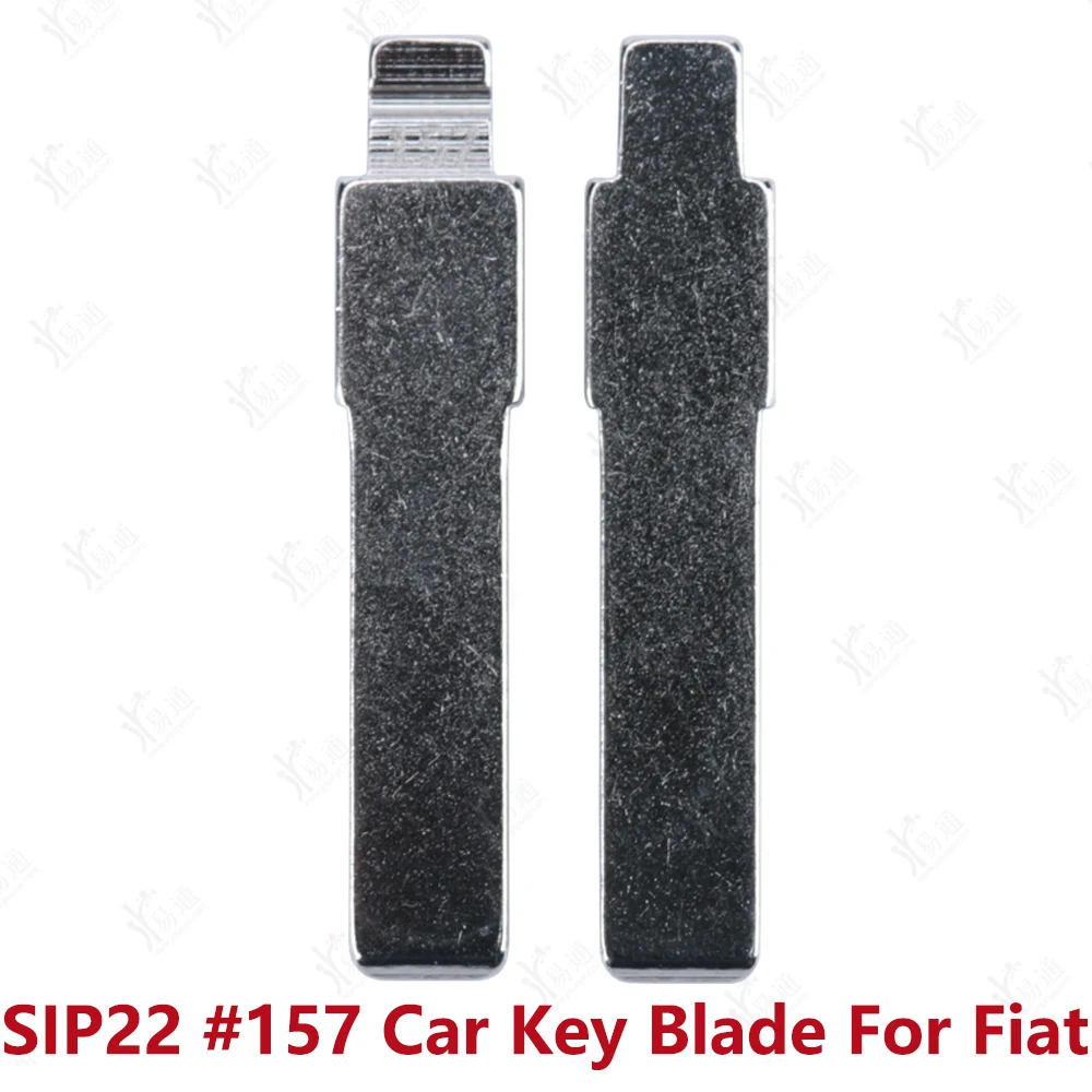 10pcs 157# SIP22 Metal Uncut Blank Flip Remote Key Blade For Fiat Punto Ducato Stilo Panda Idea for keydiy KD xhorse VVDI JMD