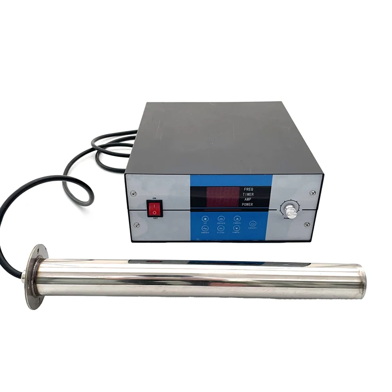 1500W 28Khz/40Khz Small Tubular Ultrasonic Piezoelectric Cleaning Transducer and Power Supply Generator