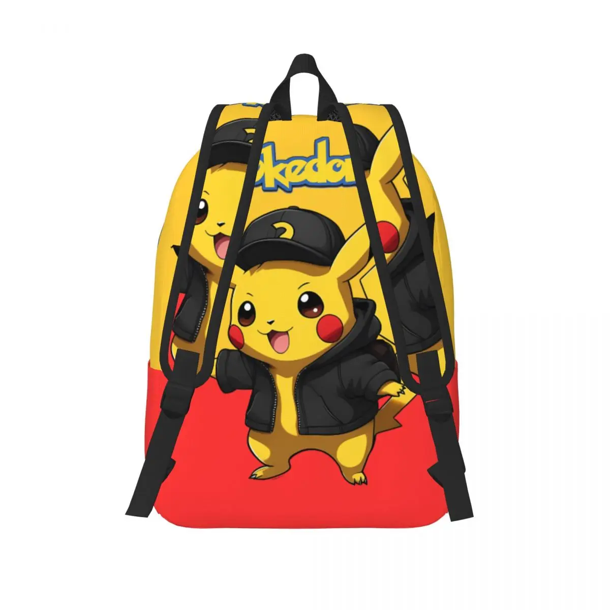 Zaino Pickachu Sticker chiusura con cerniera tasca Monster Pikachu Grils regalo Harajuku Design Bookbag Outdoor