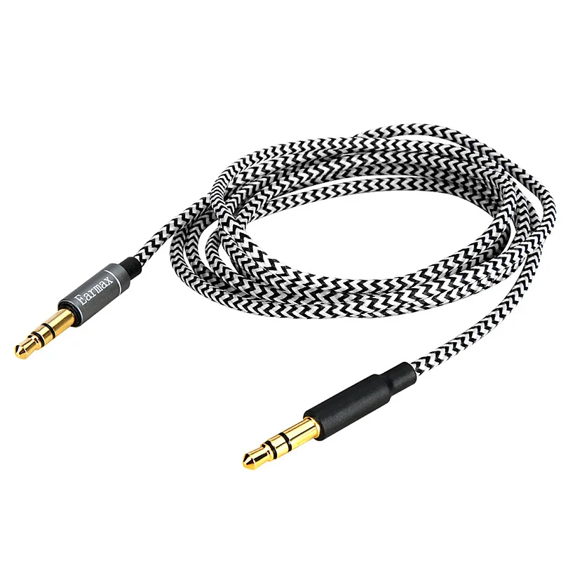 For Philips SHB9850 B&O Meizu HD50 Beats SOLO2 SOLO3 Headset Replaceable 3.5mm Nylon Braided Cable