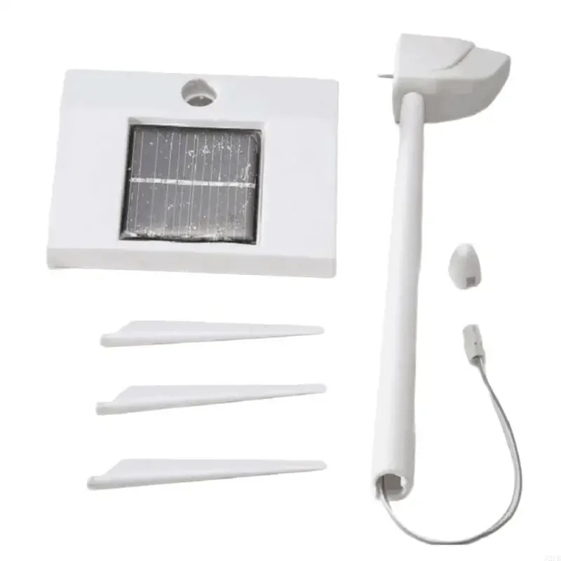 STEM Nauka Wiatrak Zabawka Panel słoneczny Obsługiwany plastikowy wiatrak Projekt naukowy Prezent dla dzieci Student Birthday