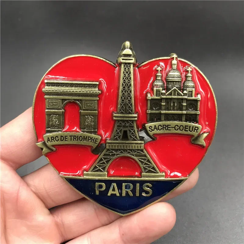 Calamite decorative per frigorifero di Parigi, adesivi 3D per