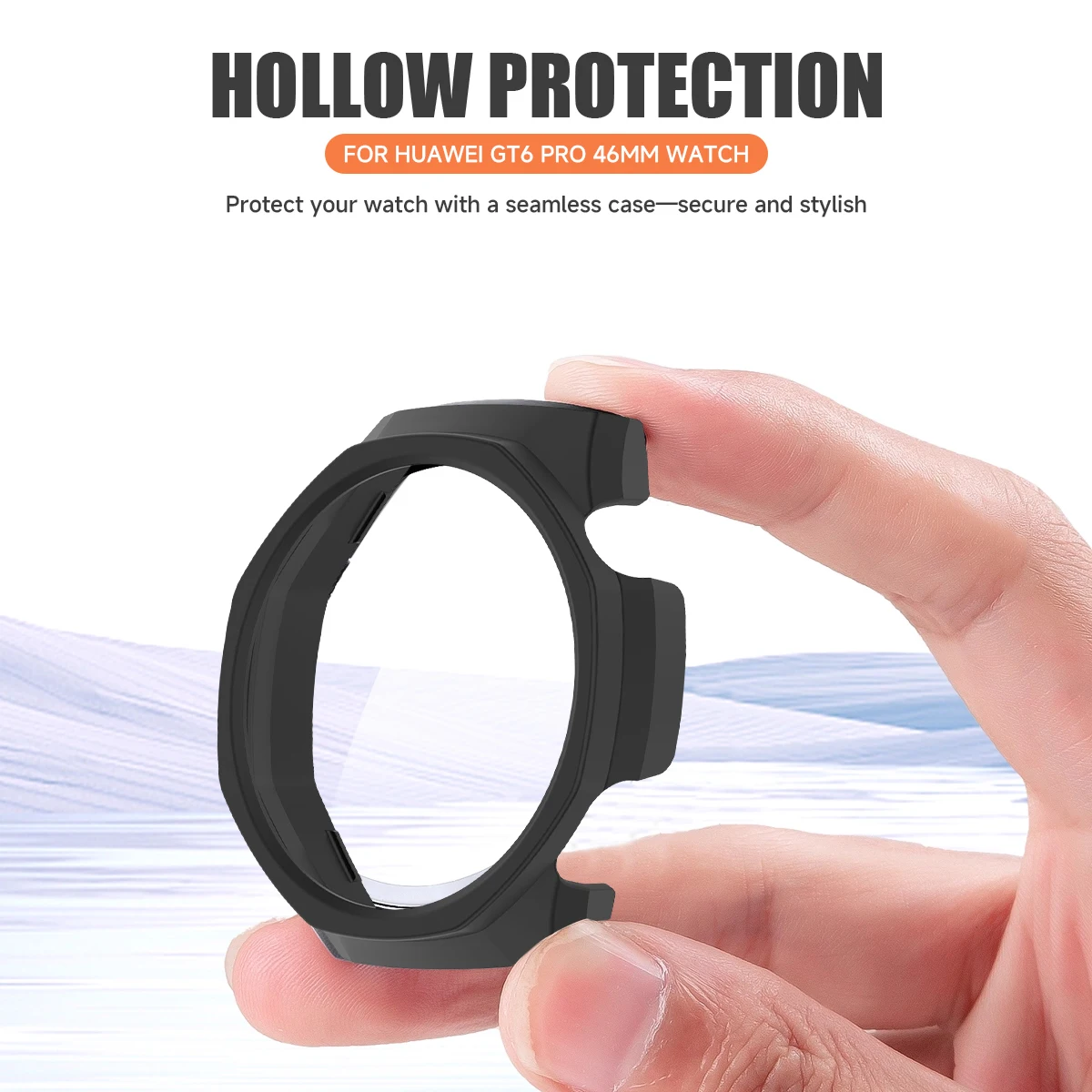 حافظة حماية لساعة هواوي GT 6pro 46 مللي متر حافظة كمبيوتر مجوفة لهاتف هواوي GT 6 كوريا ملحقات واقي مصد الصدمات