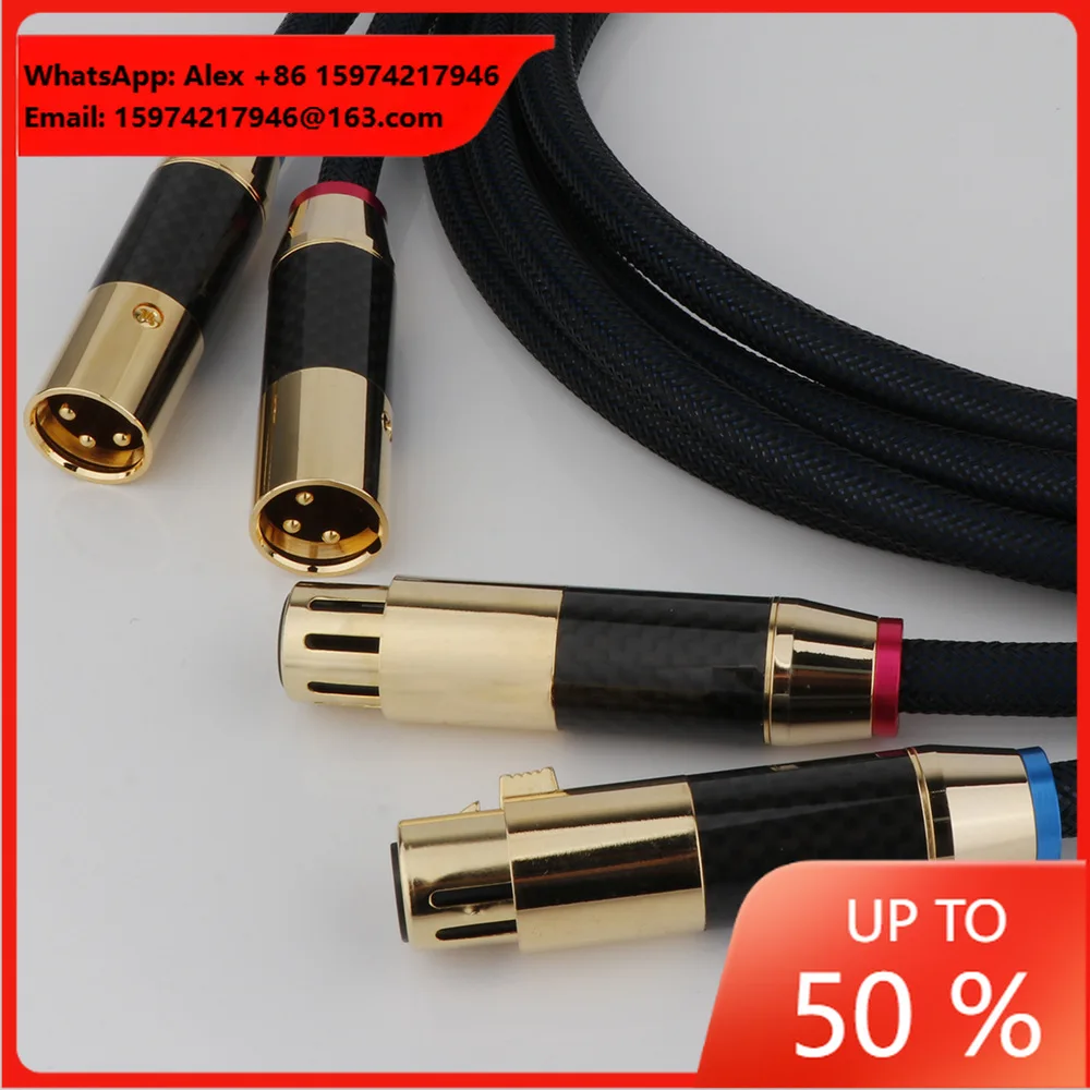 RASANTEK HiFi Audiophile XLR Male-Female Balanced Cable-OFC Gold Plated Lossless Audio Wire For Studio Home Theater & Projector