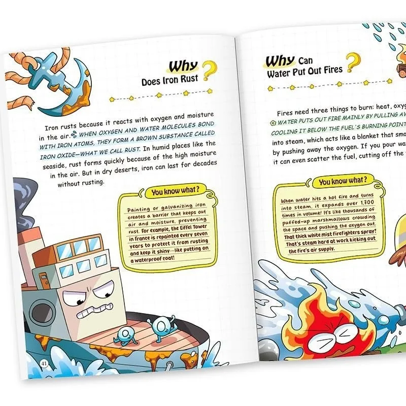 100000 Whys Kids Science Encyclopedia -Fun Educational Extracurricular Reading Book for Children Develop Scientific Thinking