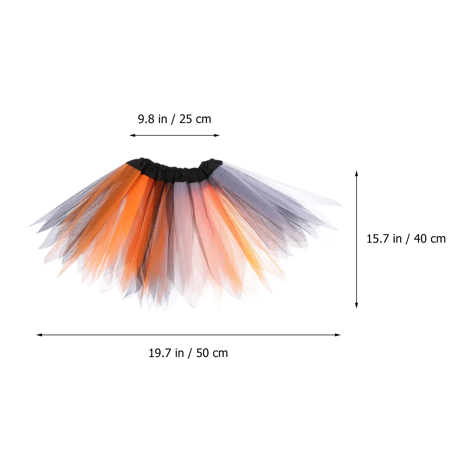 1Pcs Girl Tutu Skirt Skin-Friendly Soft Polyester Tulle Skirt for Birthday Celebration Dance Recital Party Photo Prop