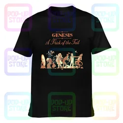 Genesis Band A Trick Of The Tail Album Cover T-shirt Tee Shirt Vtg Cotton Fashion Hot Deals