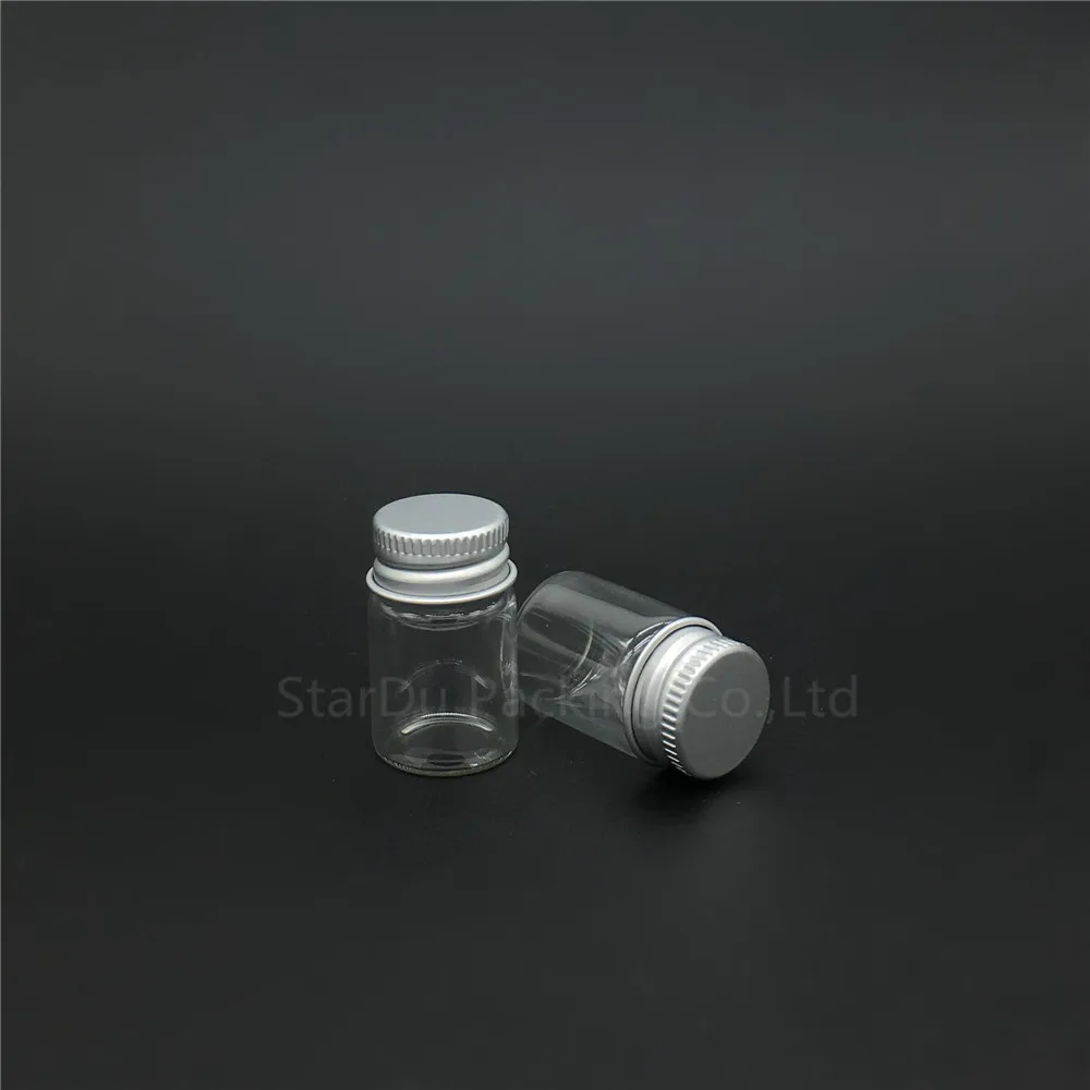 Free Shipping 500pcs/lot Diameter 22*35mm 6ml Glass Bottle Screw Cap For Vinegar alcohol, carft/storage Candy Bottles