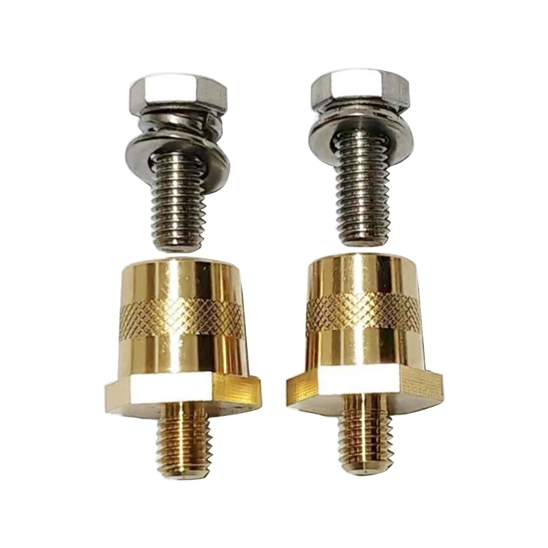 Battery Poles Adapter Car Battery Connection Terminals Durable Brass Material