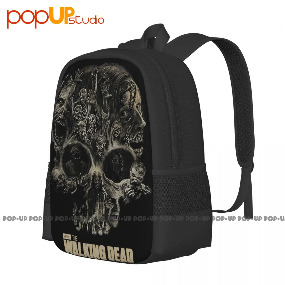 The Walking Dead Zombie Skull Backpack Large Capacity Print Art Print Gymnast Bag Clothes Backpacks