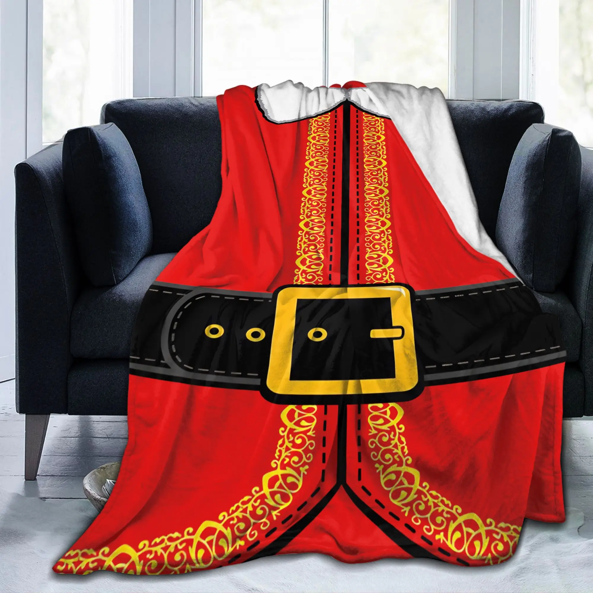 Cosplay Buddy Elf Yourself Funny Christmas Knitted Blankets Fleece  Lightweight Throw Blanket for Bed Bedspread