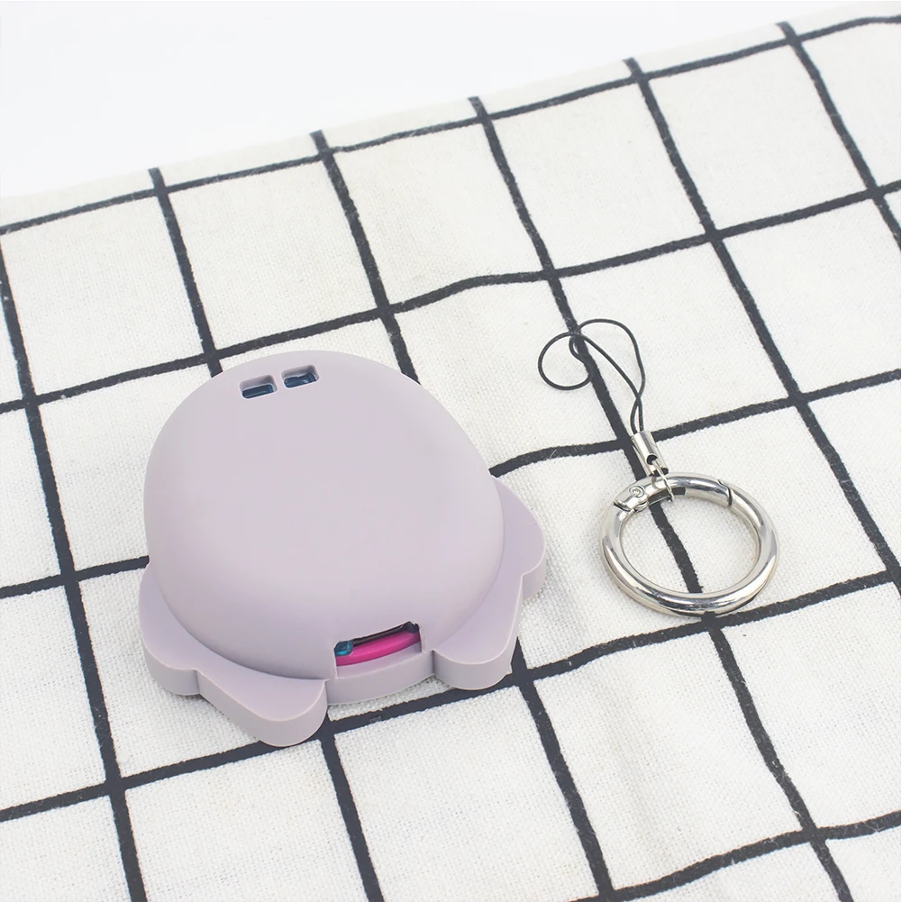 

Silicone Case Waterproof Protector Skin with Lanyard Anti-drop Cartoon Shark Shape for Tamagotchi Uni 2023 Virtual Pet Machine